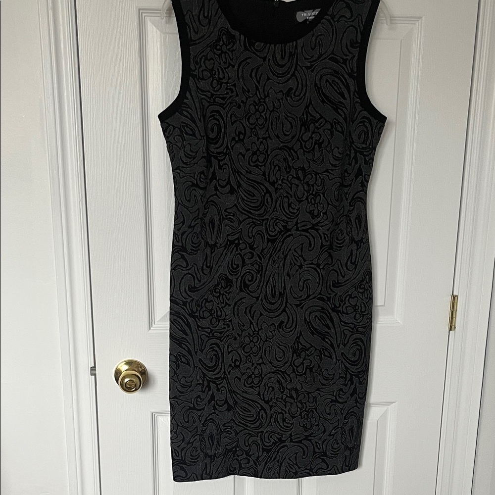 Trisisto chic  Black Floral Mini Dress